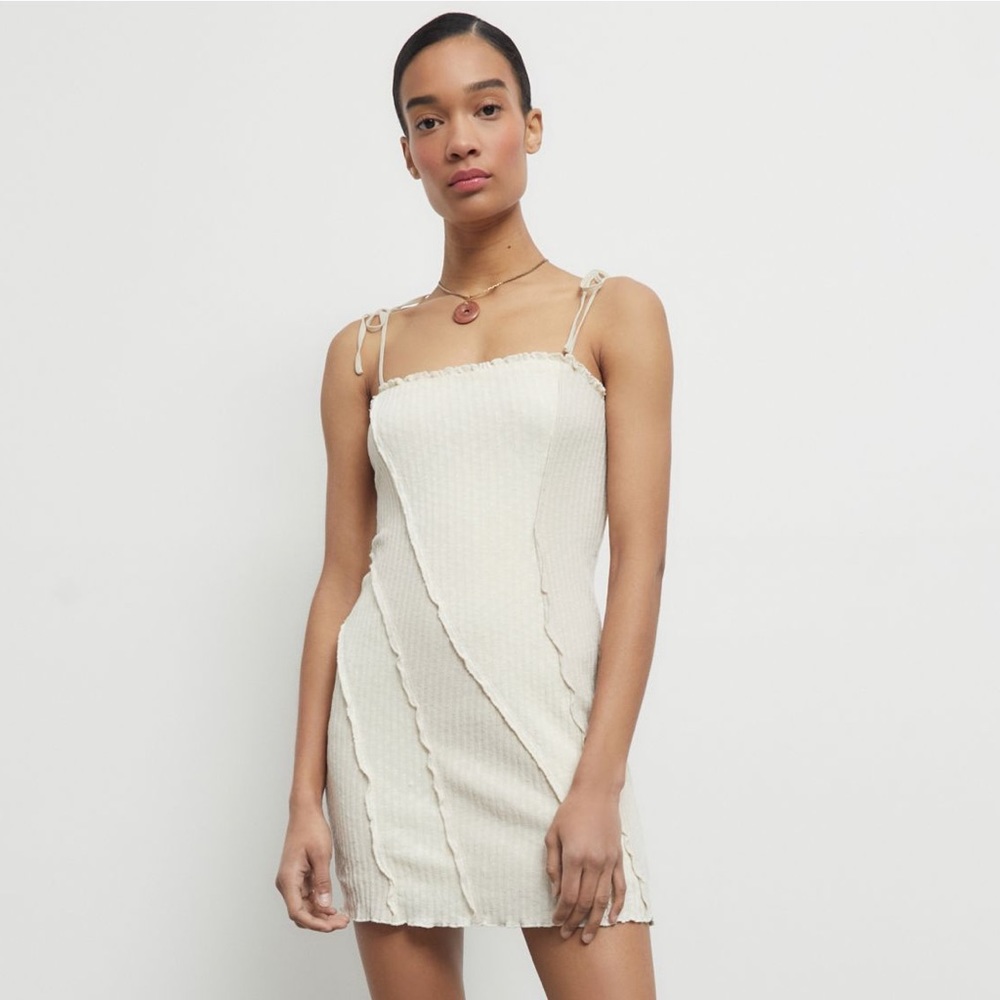 UO Cassidy Spliced Mini Dress